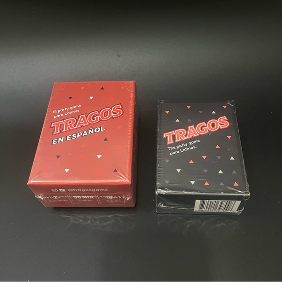 Lot of 2 Tragos Game for Latinos Card Game Fun Family Party Game - New & Sealed - Picture 1 of 3